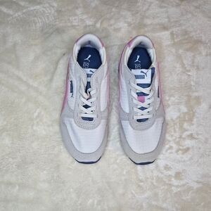 Puma Blue and White Sneakers